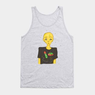 wilty lemon face Tank Top